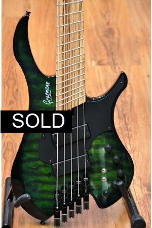 Grosmann Hess 5 Greenburst Quilted Maple Grosmann Hess 5 Greenburst Quilted Maple